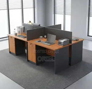 Office Workstation : Corporate 4-Person Desk Local Workstation