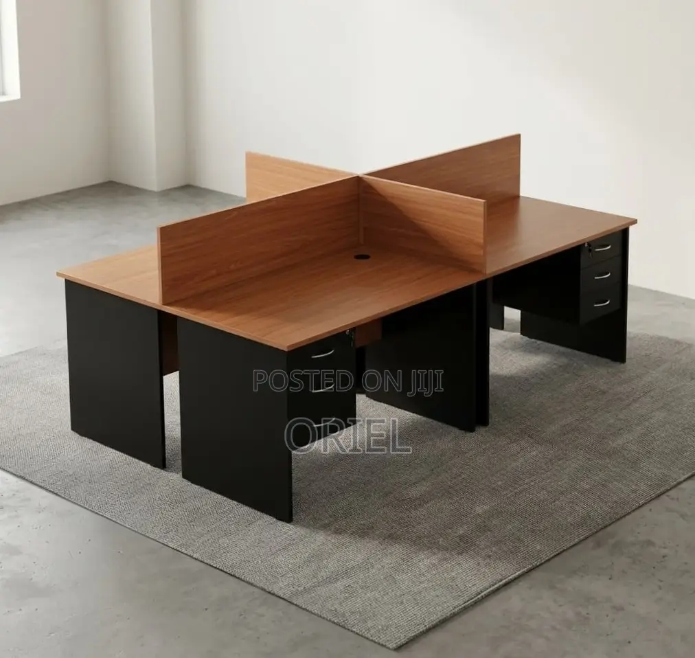 Office Workstation : Corporate 4-Person Desk Local Workstation