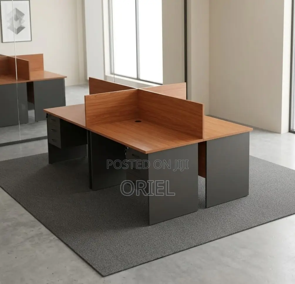 Office Workstation : Corporate 4-Person Desk Local Workstation
