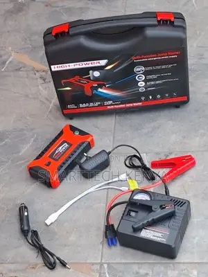 Heavy Duty Car Jump Starter With Built-in Air Compressor