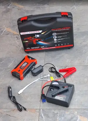 Heavy Duty Car Jump Starter With Built-in Air Compressor