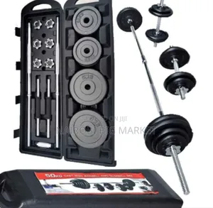 50kgs Chrome Dumbbells Set With Case