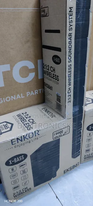 Enkor 2.1 Ch Wireless Soundbar With FM