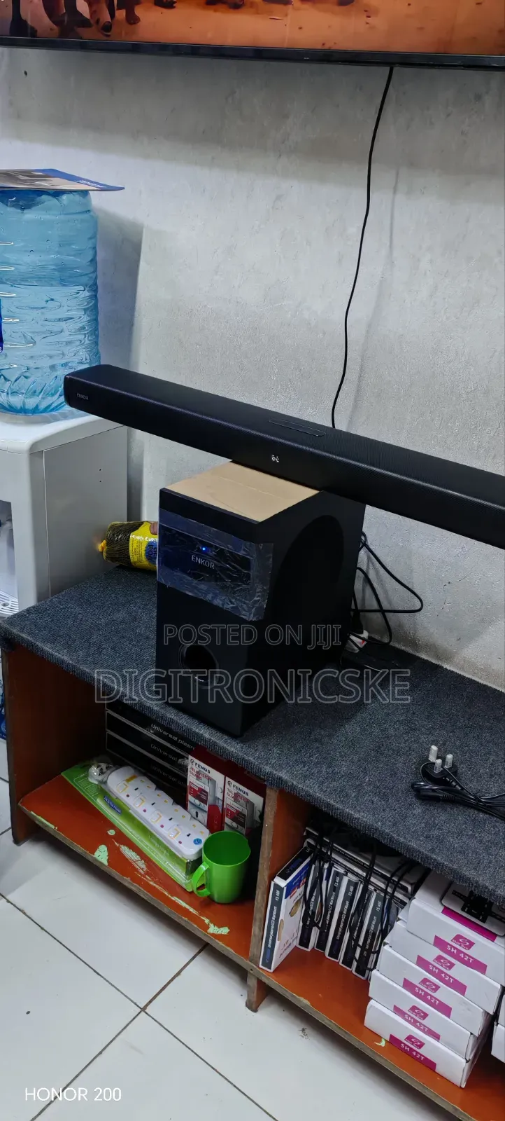 Enkor 2.1 Ch Wireless Soundbar With FM
