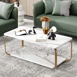 Coffee Table; Modern Designer Coffee Table With MDF Top for Home Decor