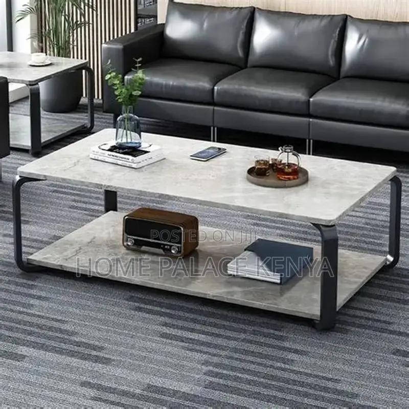 Coffee Table; Modern Designer Coffee Table With MDF Top for Home Decor