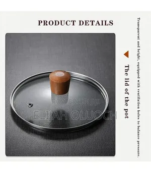 *2.5L Transparent Glass Cooking Pots