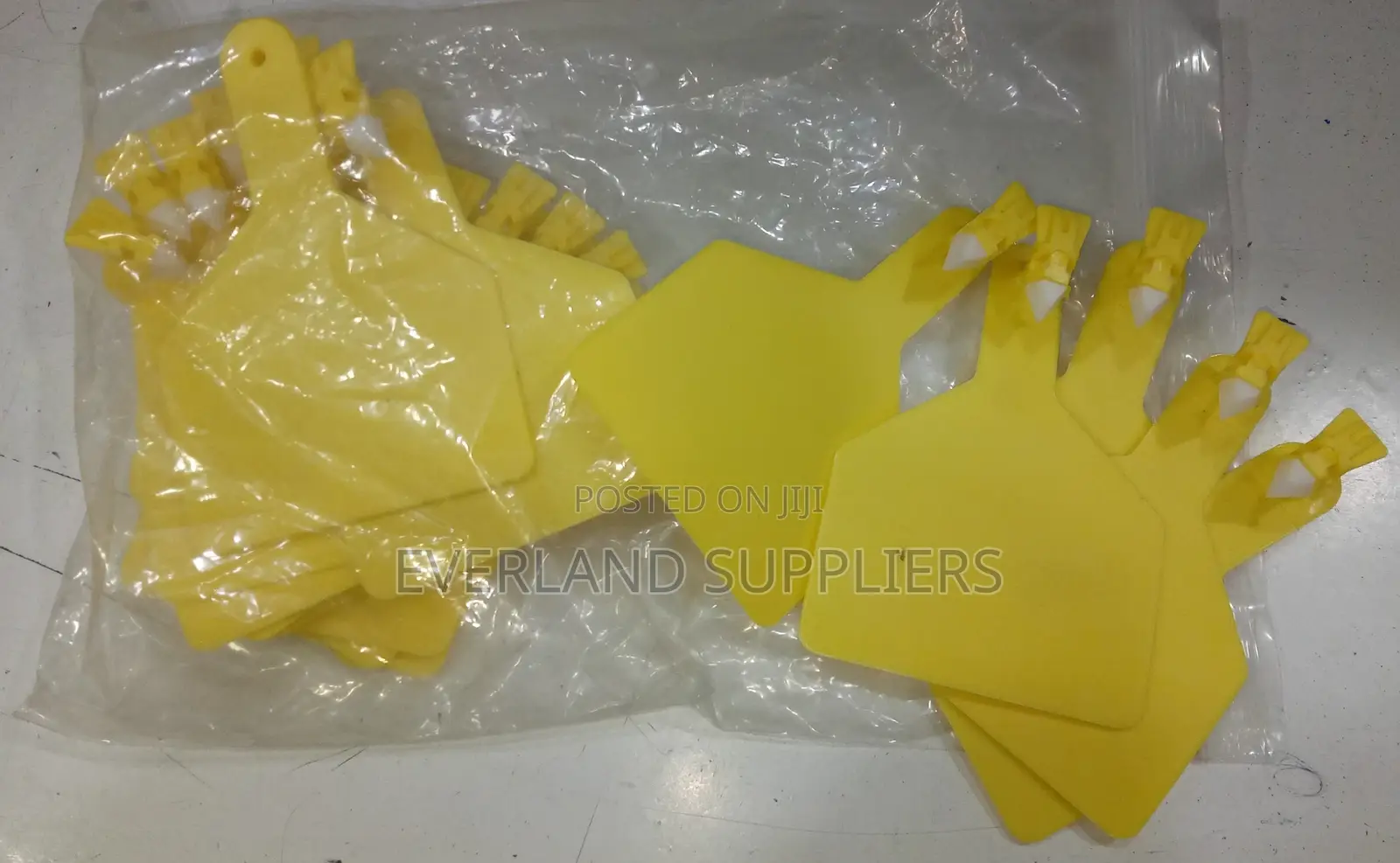 Yellow Z Tags Cattle Ear Tags - Plain