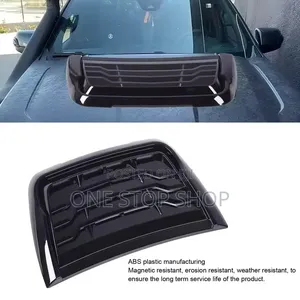 Carbon Fiber Style Finish Design Decorative Exterior Trim Bonnet Scoop