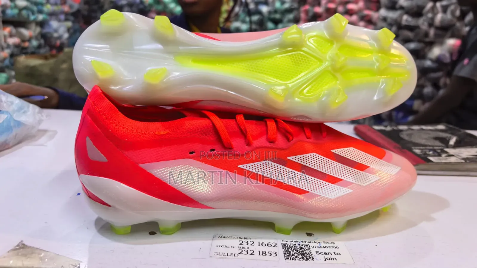 Adidas Crazy Fast Football Boots (Size 40-45)