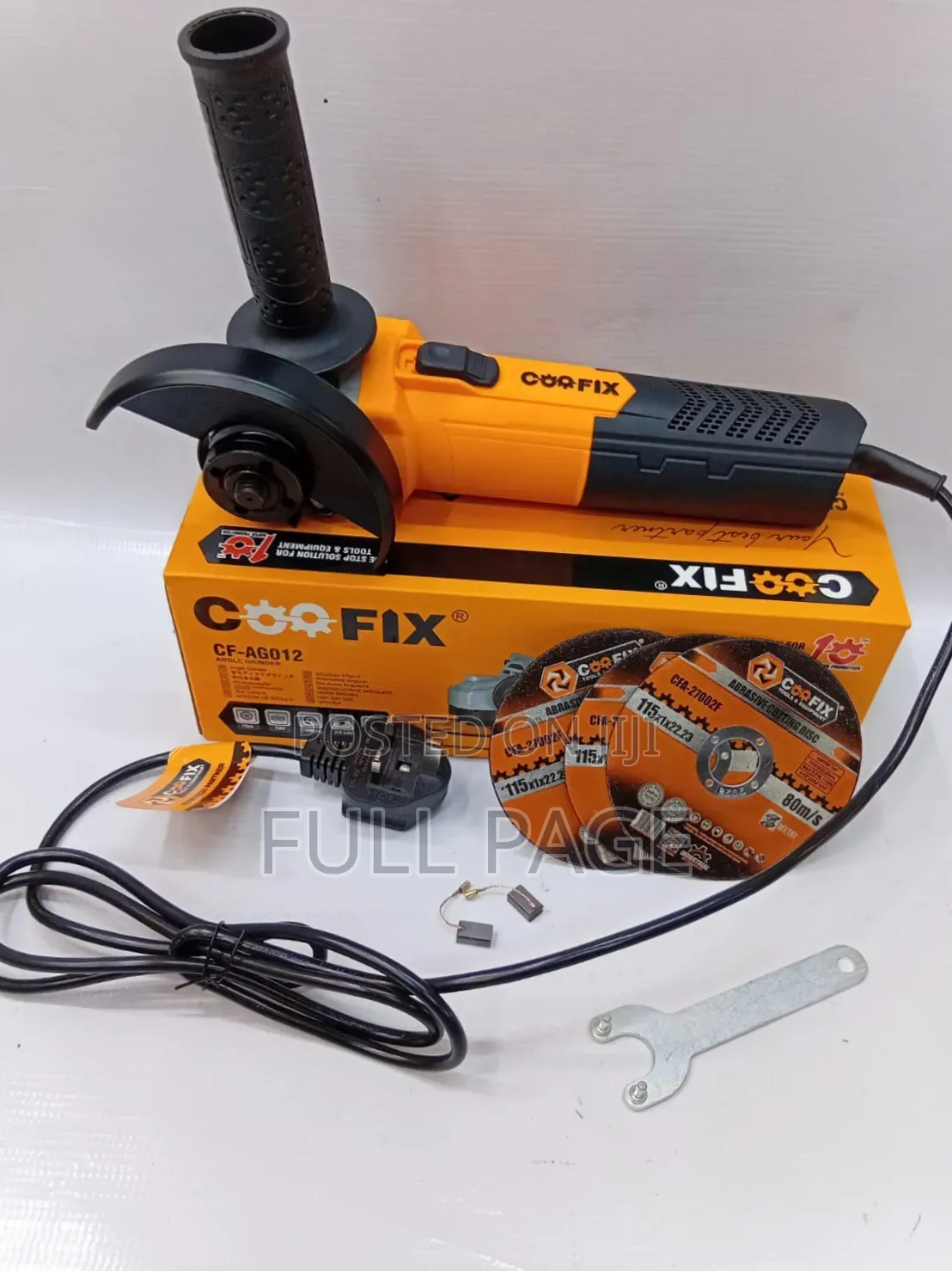 Coofix 4.5 Grinder With 3 Cutting Disc
