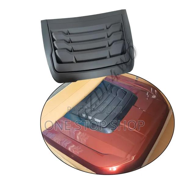 Bonnet Upgrade Styling Carbon or Gloss Black ABS Plastic Hood Scoop