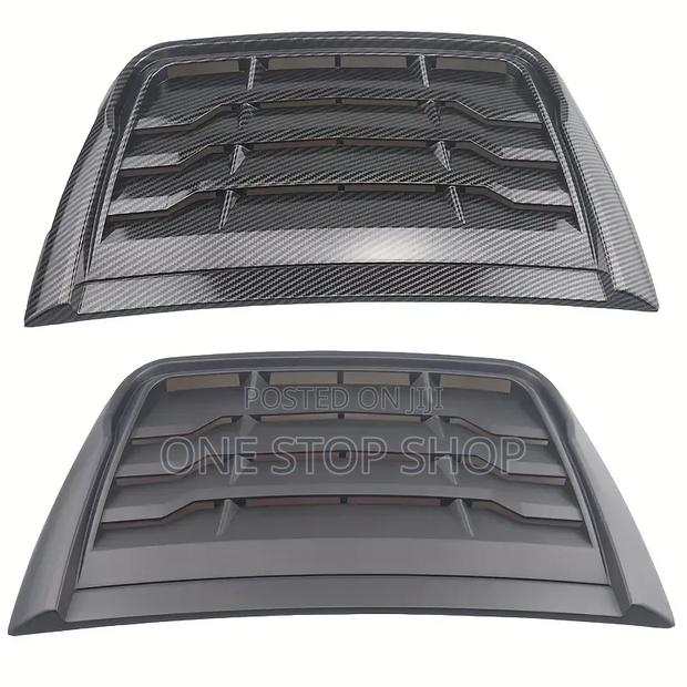 Big Size Gloss Black or Carbon Fiber Bonnet Scoop Decoration