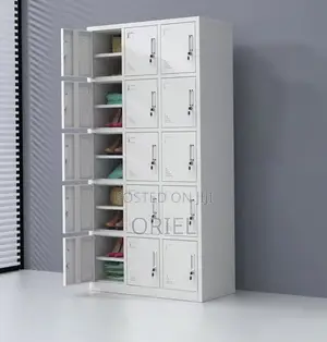 Office Cabinet : 15-Door Steel Locker Cabinet