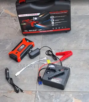 Portable 12V Car Jump Starter Kit With Tyre Inflator 99800mAh
