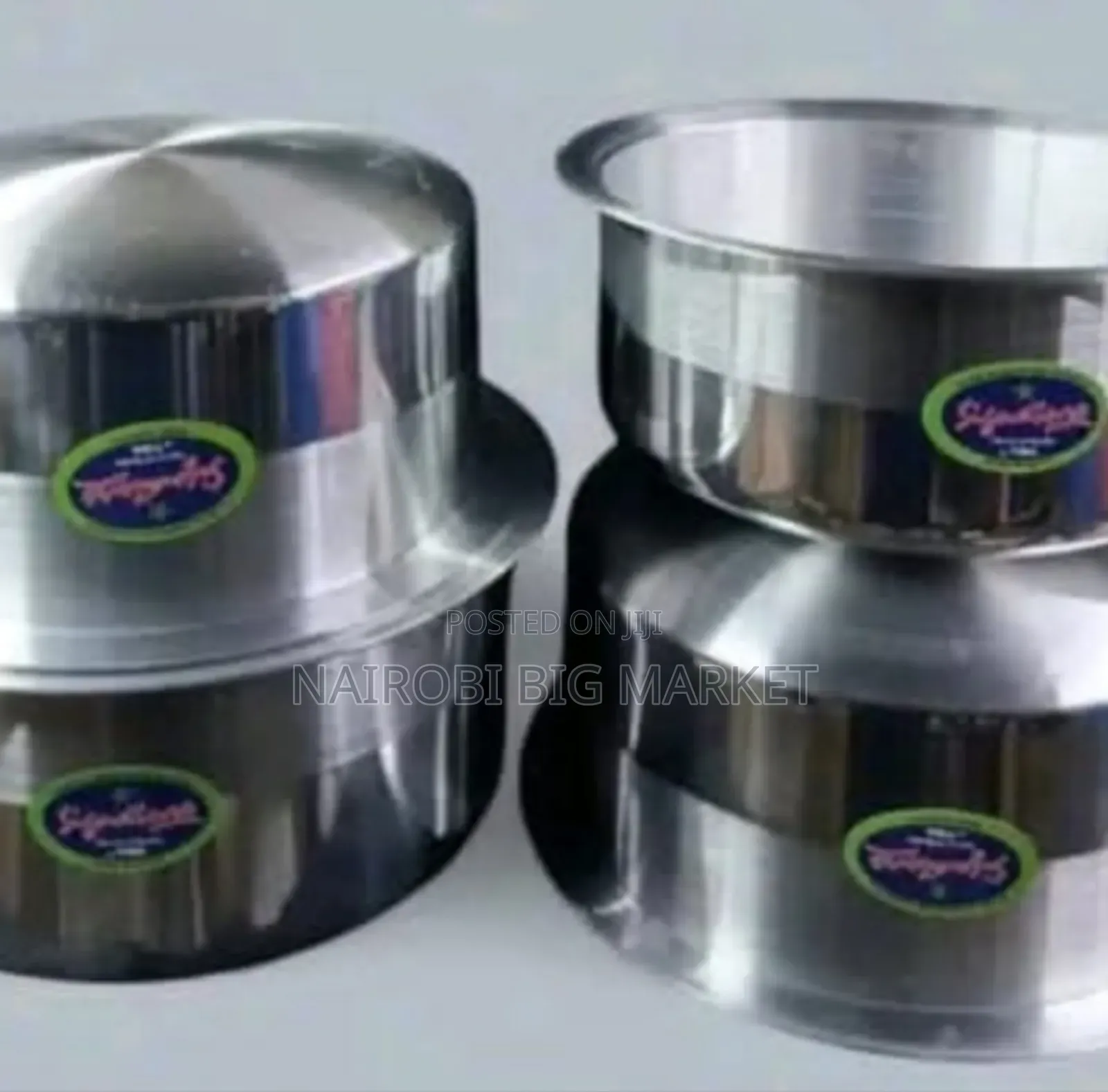 4pcs Signature Aluminum Sufuria