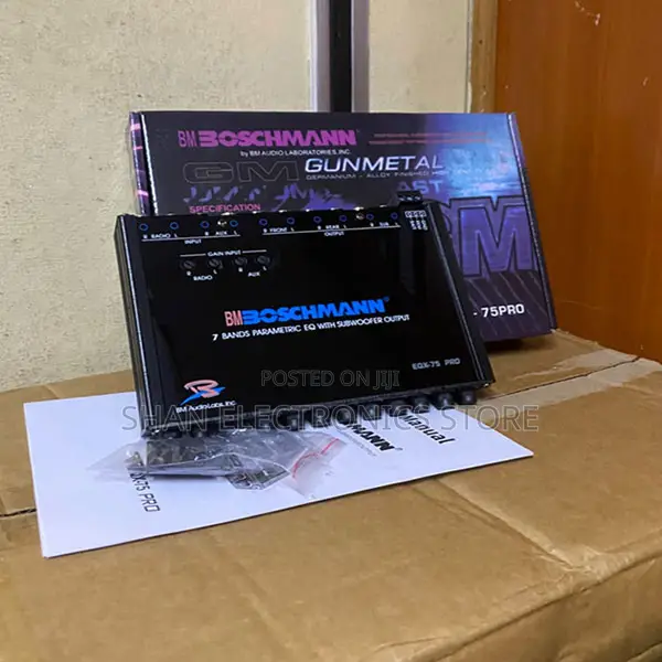Boschmann (EQX-75PRO) 7 Band Professional Parametric Graphic Equalizer