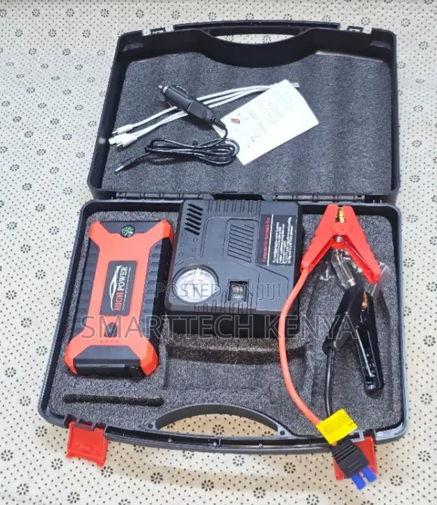 Portable 12V Car Battery Booster Tyre Inflator