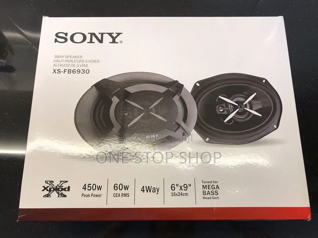 Sony 6*9" Heavy Bass Speaker With 4_ohm Impedance