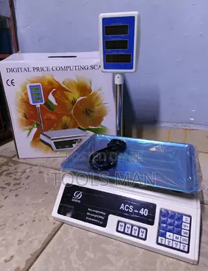 Digital Weighing Scale 40kg Price Computing Scale With Arm (ACS-40)