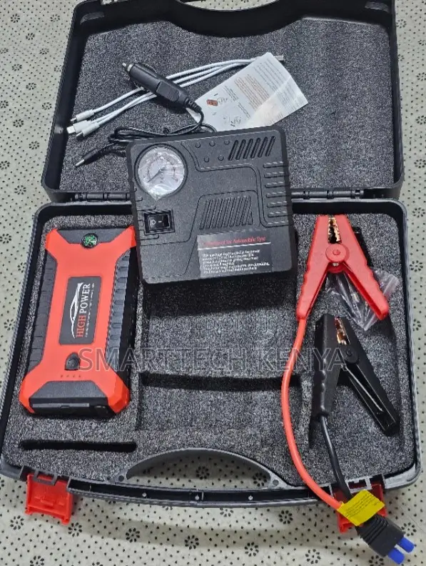 Car Jump Starter Power Bank 12V With Air Pump