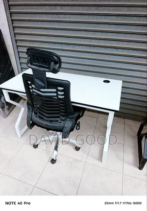 Headrest Chair and Office Table