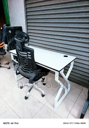 Headrest Chair and Office Table