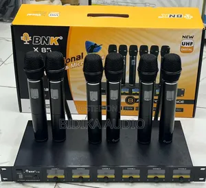 BNK X85 Professional 6-Channel UHF Digital Wireless Microphone System