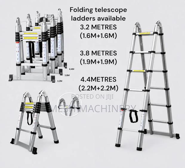 Double Sided 3.2+3.32 Folding Telescopic Ladder - main view