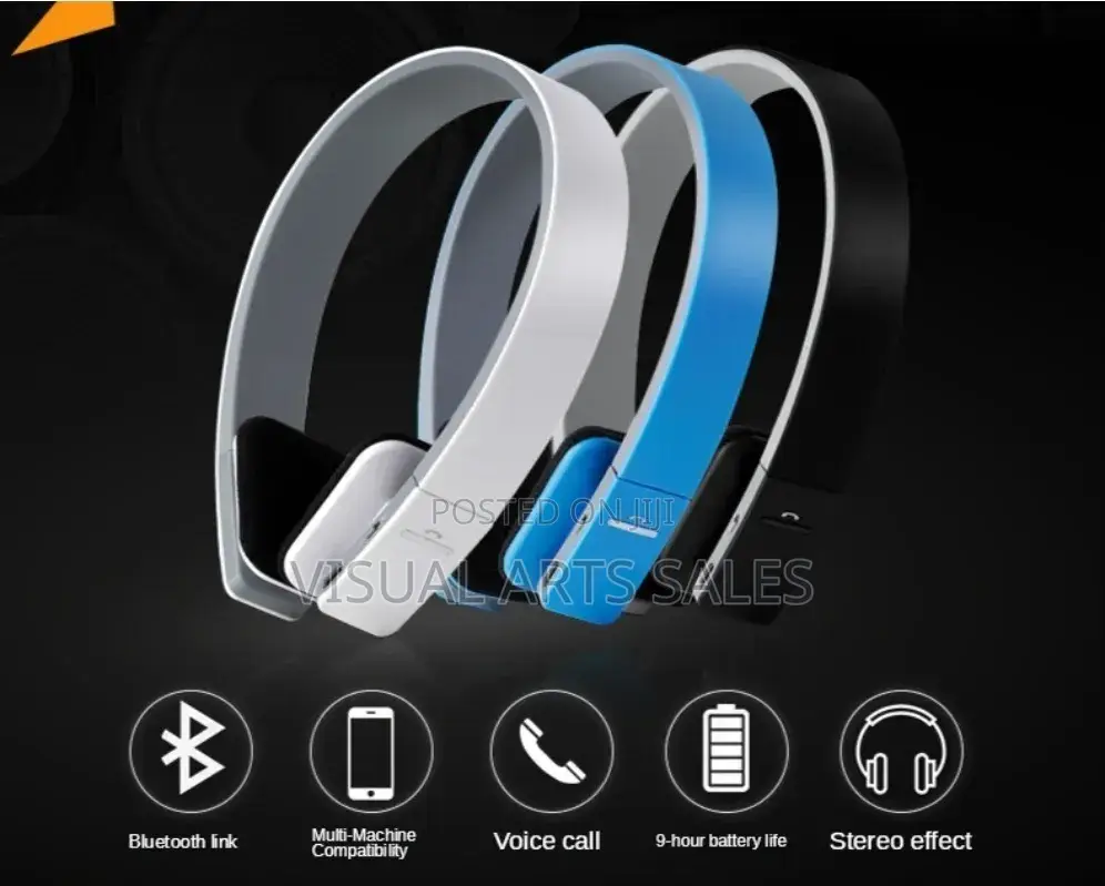 Bass Smart Bluetooth Headset Wireless With Microphone