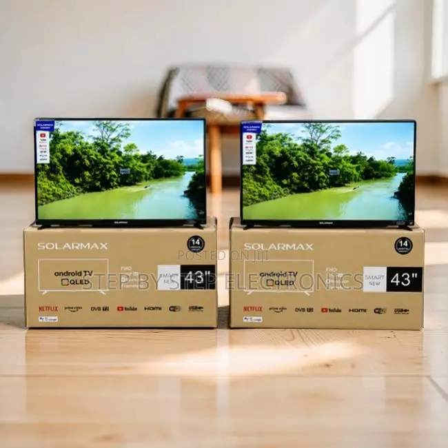 Value Prices Solarmax 43 Inch Smart Android Digital QLED TVs