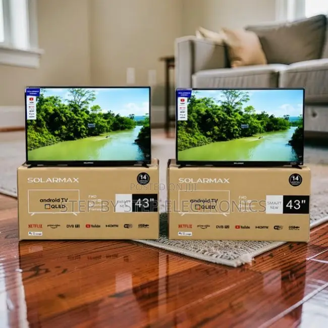 Value Prices Solarmax 43 Inch Smart Android Digital QLED TVs