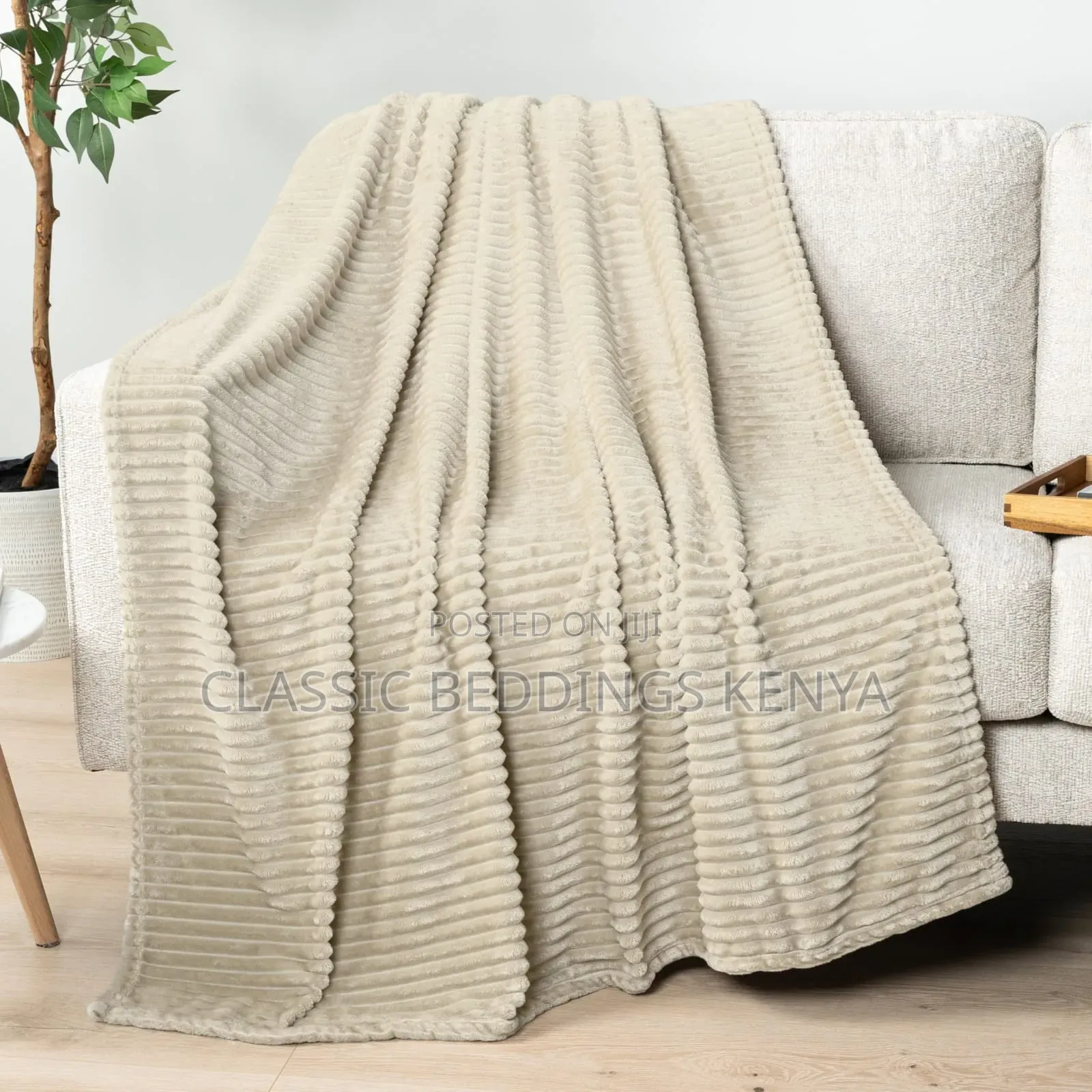 Ribbed Throw Balnkets