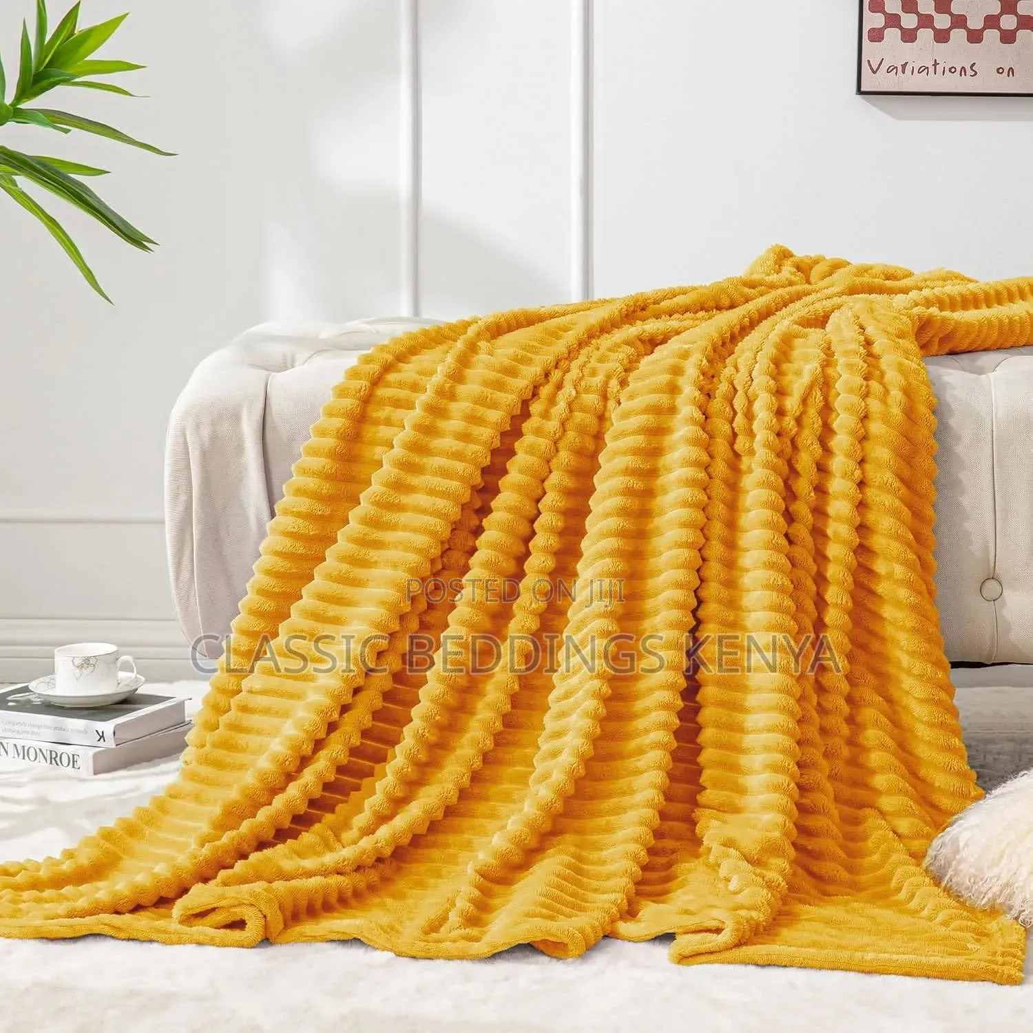 Ribbed Throw Balnkets