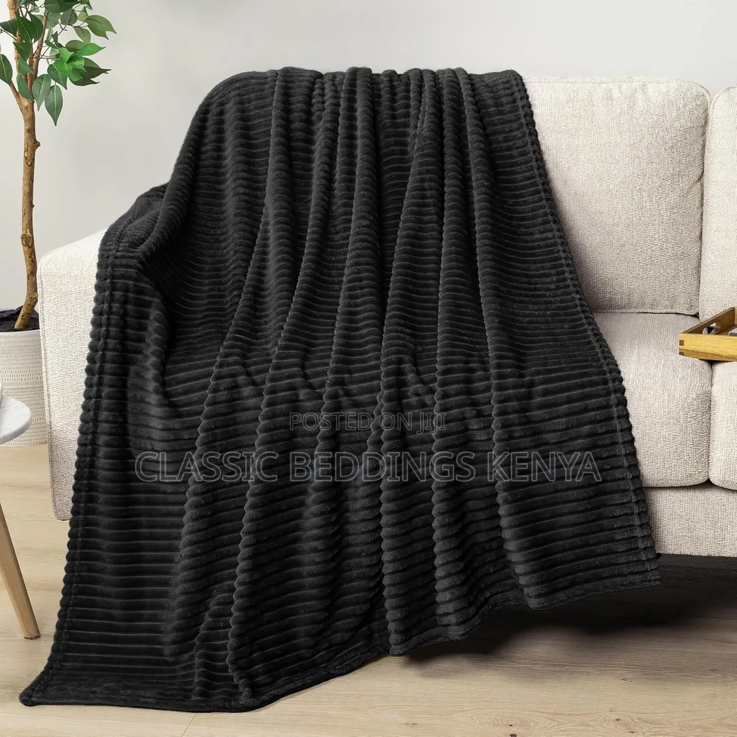 Ribbed Throw Balnkets