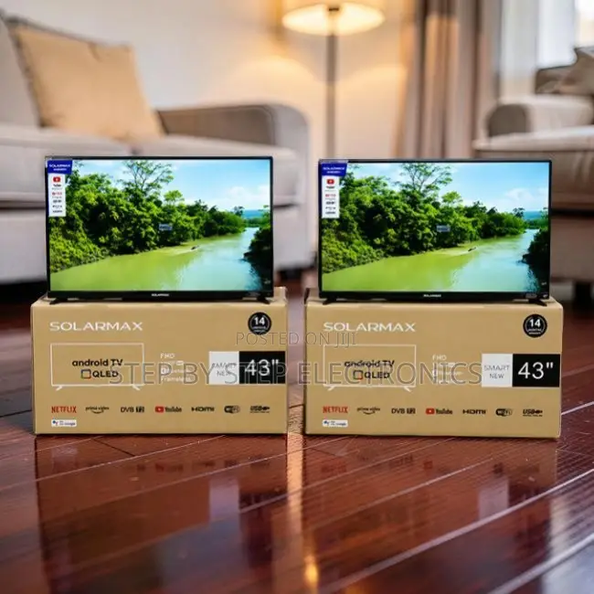 Import Prices Solarmax 43 Inch Smart Android Digital QLED TVs
