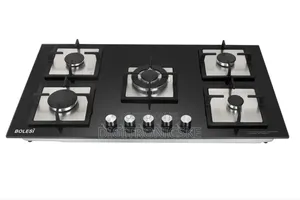 Bolesi Built-in 5gas Tampered Glass Hob Cooker