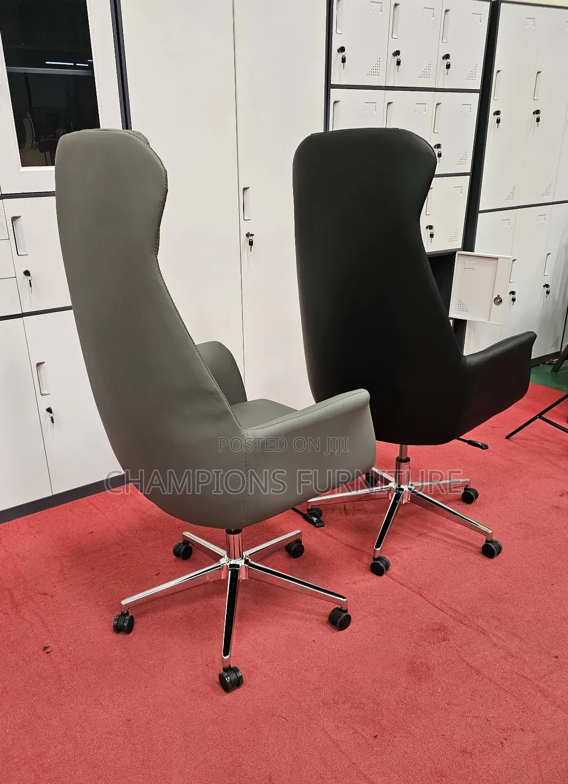 Monarch Black and Grey Executive Office Chair