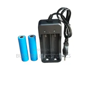 DP Rechargable Li-on Batterie and Charger 3.7v (FLAT HEAD