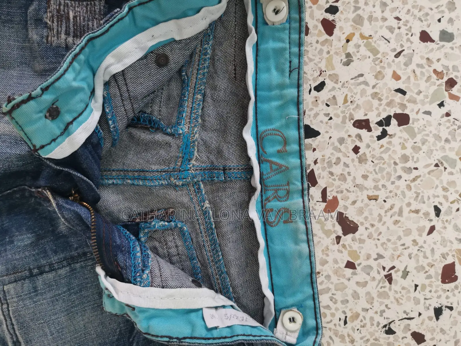 Authentic Early 2000s Vintage Cars Jeans (Size 14) – Like New!