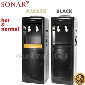 Black Sonar Hot and Normal Free Standing Water Dispenser