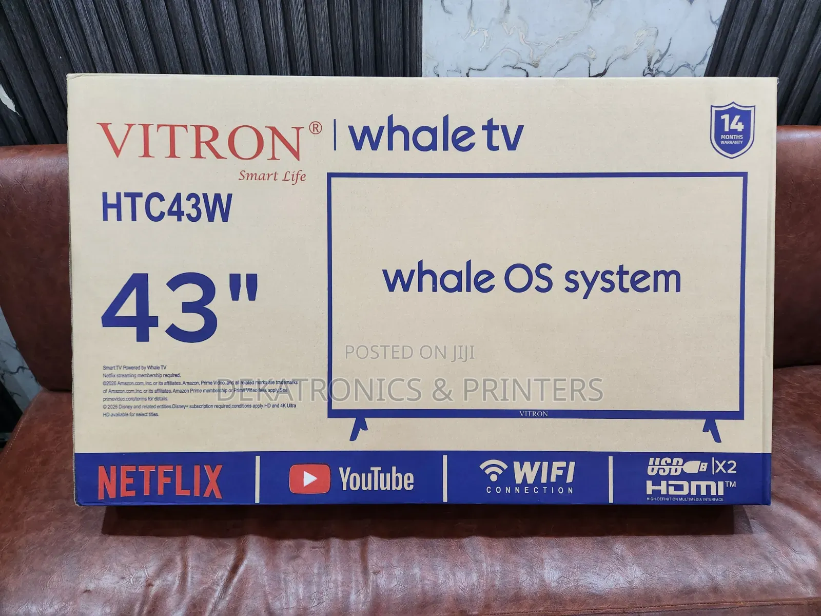 Vitron 43 Inch Whale TV HTC43W