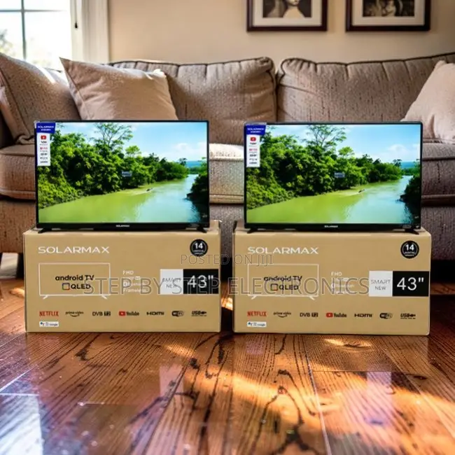 Discount Prices Solarmax 43 Inch Smart Android Digital QLED TVs