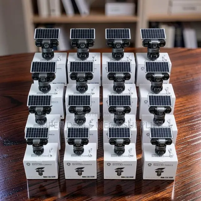 20MP Ultra HD 4G PTZ Triple Lens Solar Cameras