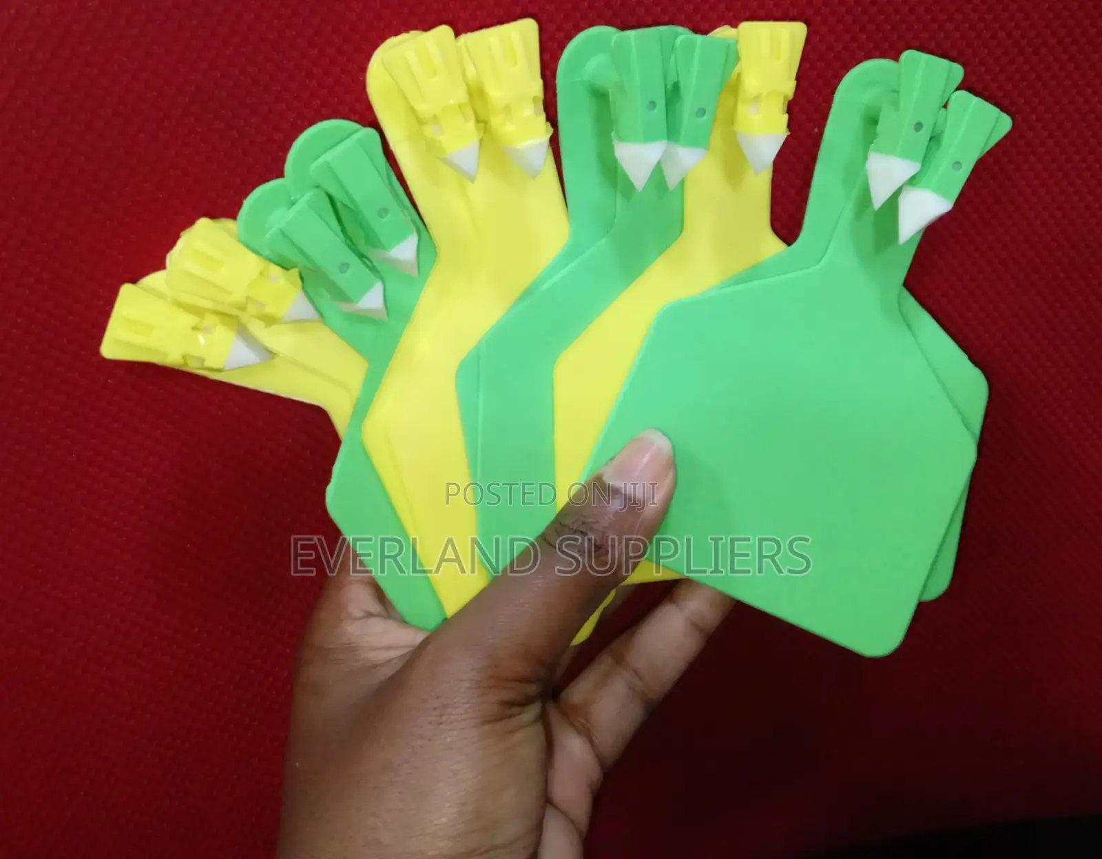Livestock Green Z-Tags for Cattles