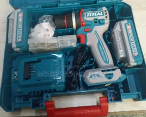 TOTAL 20V Brushless Cordless Drill Kit With 2 Batteries