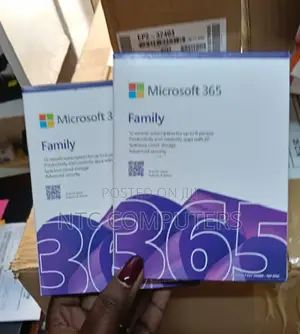 Microsoft 365 Family 6 Users 12Months Subscription
