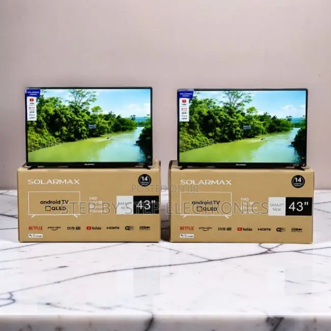 Discount Prices Solarmax 43 Inch Smart Android Digital QLED TVs