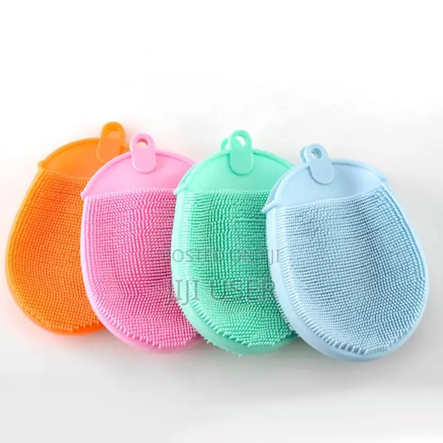 Double-Sided Silicone Bath Mitt
