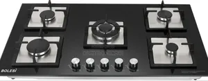 Bolesi Built-in 5gas Tampered Glass Hob Cooker